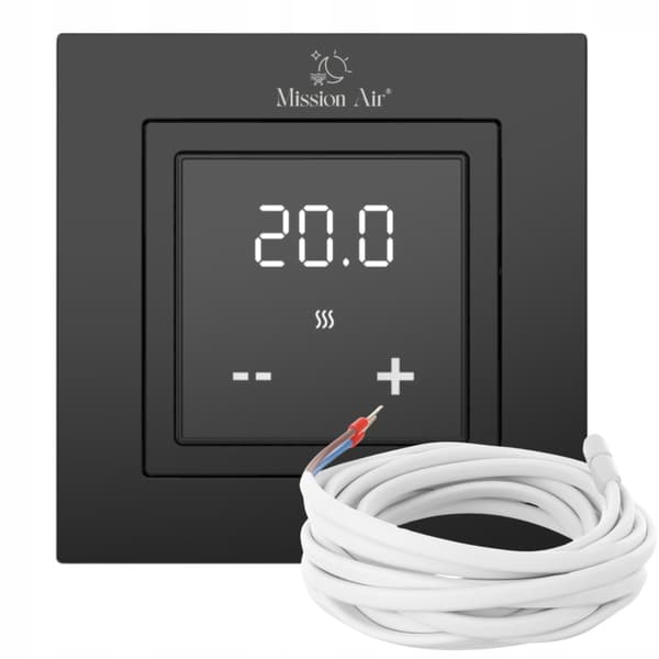 ARIES LCD svart digital handkontroll
