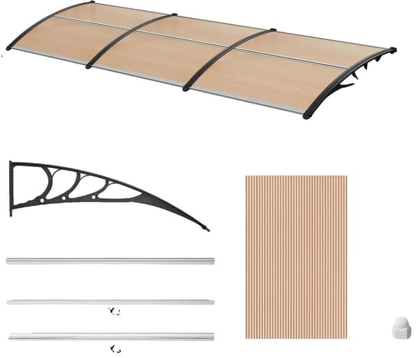 Udendørs Kappe, Holdbar ABS Ramme, Alsidig Brug,Opgraderet 270 x 99cm