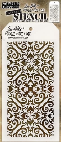 Schablon Tim Holtz - Flames
