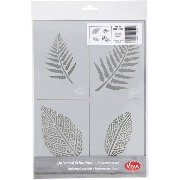Schablon Viva Decor - Blad - A4