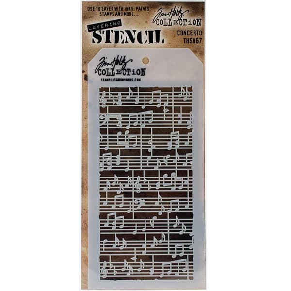 Layered Stencil Tim Holtz - Concerto
