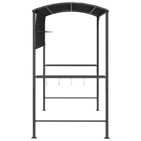 vidaXL Paviljong med tak 220x110x200 cm antracit