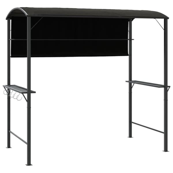 vidaXL Paviljong med tak 220x110x200 cm antracit