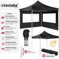 Miniatyrbillede 2 af 11: Easy up pavillon Olivia 3x3 m med 2 sidestykker - sort