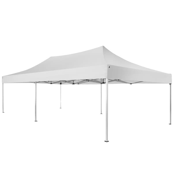 Easy up pavillon Viola 3x6 m med 2 sidestykker - hvid