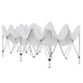 Miniatyrbillede 6 af 11: Easy up pavillon Viola 3x6 m med 2 sidestykker - hvid
