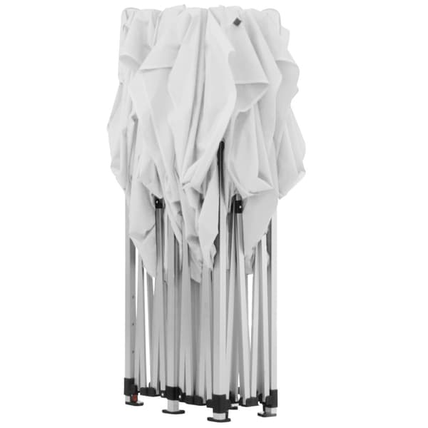 Easy up pavillon Viola 3x6 m med 2 sidestykker - hvid