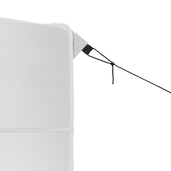 Easy up pavillon Viola 3x6 m med 2 sidestykker - hvid