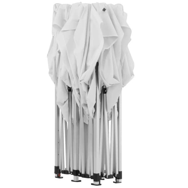 Easy up pavillon Viola 3x6 m med 4 sidestykker - hvid