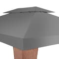 Miniatyrbillede 3 af 7: Havepavillon i polyrattan Mona 3x4m - brun/antracit