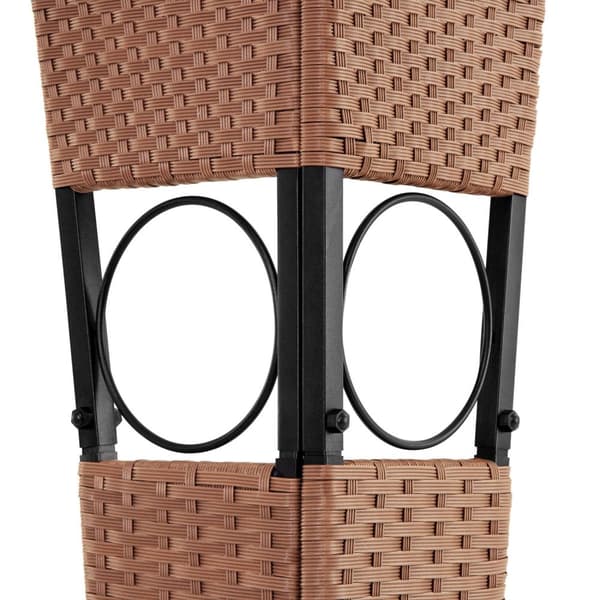 Havepavillon i polyrattan Mona 3x4m - brun/antracit
