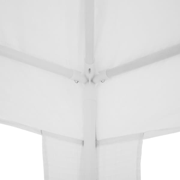 Havepavillon Baraban 3x3m med 3 sidepaneler - hvid