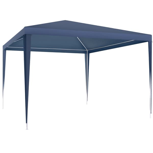Havepavillon Baraban 3x3m med 3 sidepaneler - blå