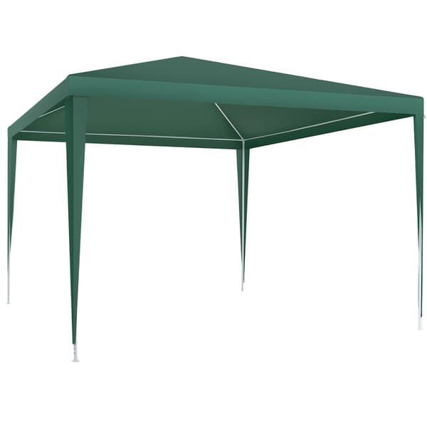 Havepavillon Baraban 3x3m med 3 sidepaneler - grøn