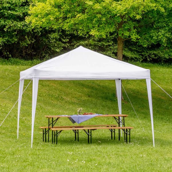 Foldbar havepavillon Linosa 3x3 m - grøn