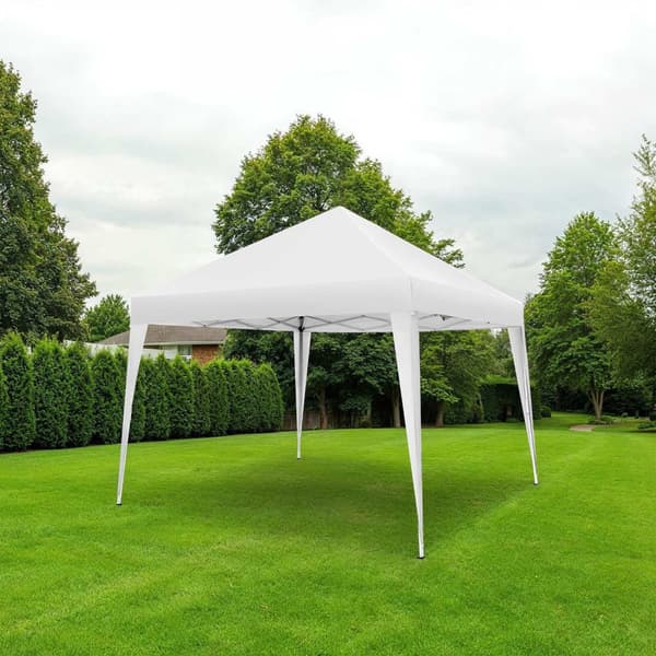 Foldbar havepavillon Linosa 3x3 m - hvid