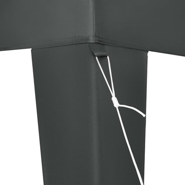 Foldbar havepavillon Linosa 3x3 m - grå
