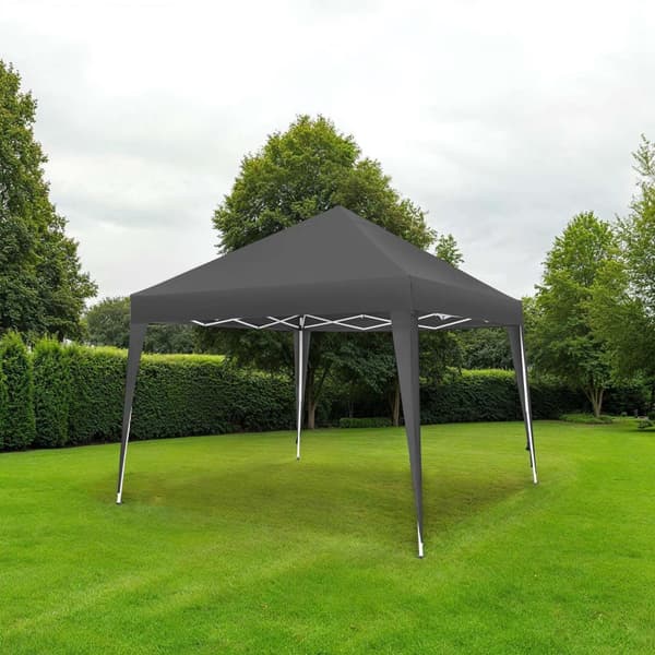 Hopfällbar Paviljong Linosa 3x3 m - grå