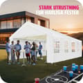 Miniatyrbild 8 av 11: Partytält Mammut 8x4m - vit