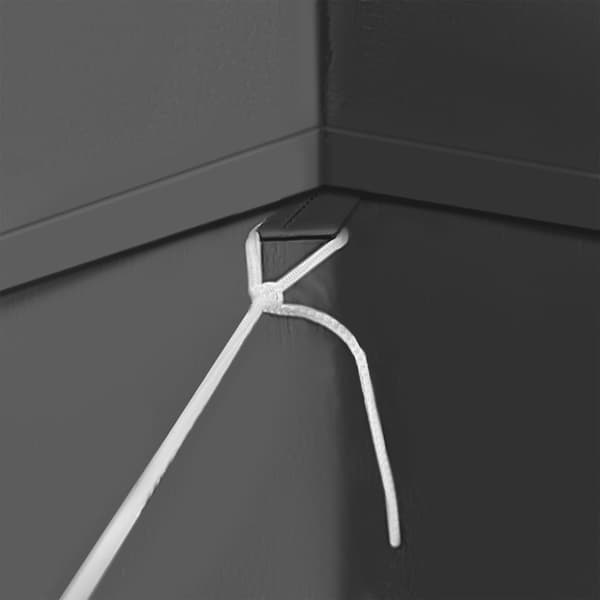 Havepavillon Baraban 3x3m med 3 sidepaneler - grå