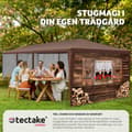 Miniatyrbild 7 av 11: Paviljong Alpstuga, vattentät, UV-beständig - 9 m