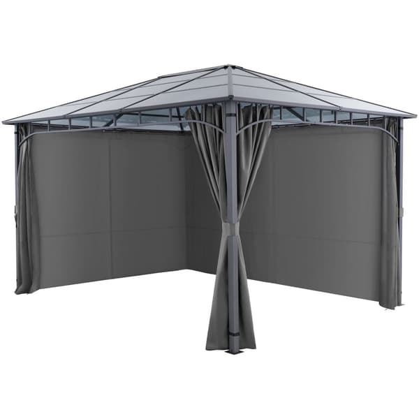 Pavillon Caracas, polycarbonat-tagplader - 3 x 4 m