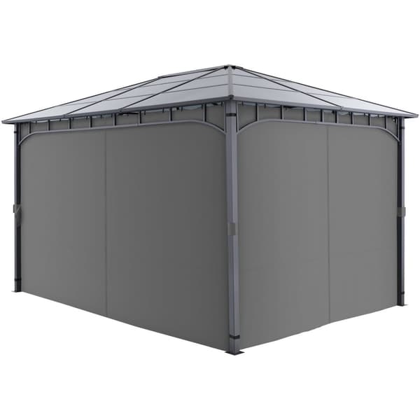 Pavillon Caracas, polycarbonat-tagplader - 3 x 4 m