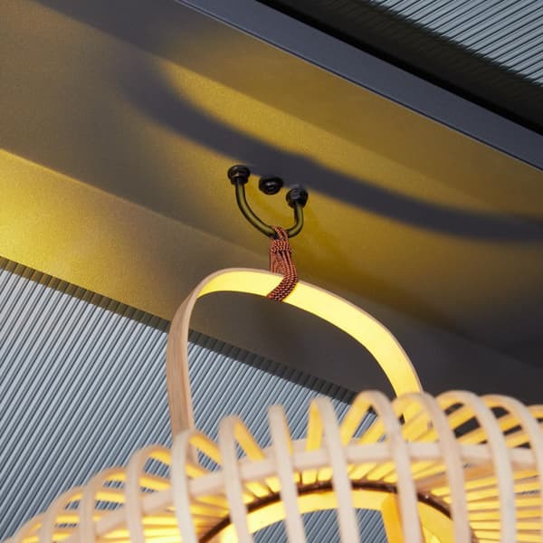 Trädgårdspaviljong Caracas, väderbeständig, takpaneler i polykarbonat - 3 x 4 m