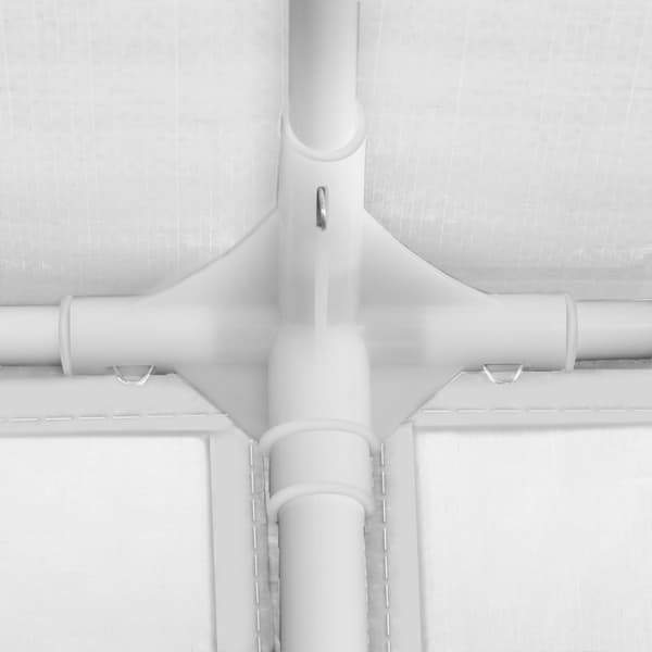Paviljong Farah 3x3m vattentät med plugg-in system - vit