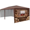 Miniatyrbillede 5 af 11: Pavillon Almchalet med aftagelige sidepaneler - 6 m
