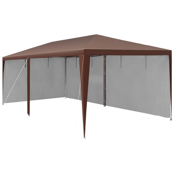 Pavillon Almchalet med aftagelige sidepaneler - 6 m