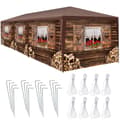 Miniatyrbillede 1 af 11: Pavillon Almchalet med aftagelige sidepaneler - 9 m