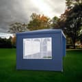 Miniatyrbillede 3 af 10: Havepavillon Barinas med 3 sidepaneler, vandtæt, 3x3m - blå