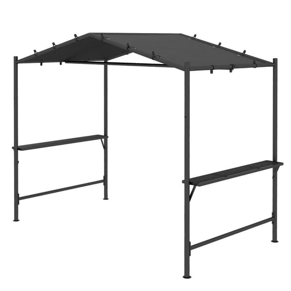 BBQ Paviljong, Grillpaviljong, 277x149x230 cm, Mörkgrå