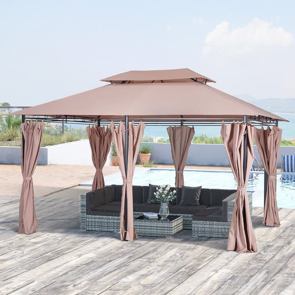 Havepavillon, 300x400x280 cm, Khaki