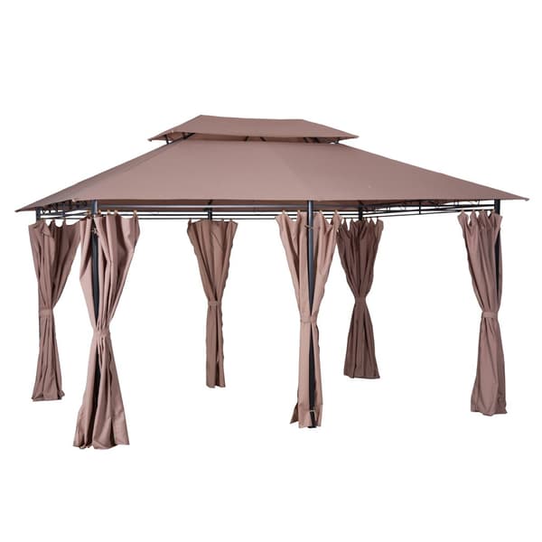 Havepavillon, 300x400x280 cm, Khaki