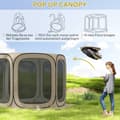 Miniatyrbild 4 av 9: Pop-up Campingtält, 84C-646V00KK, 340x300x220 cm, Khaki