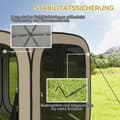 Miniatyrbild 5 av 9: Pop-up Campingtält, 84C-646V00KK, 340x300x220 cm, Khaki