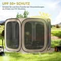 Miniatyrbild 6 av 9: Pop-up Campingtält, 84C-646V00KK, 340x300x220 cm, Khaki