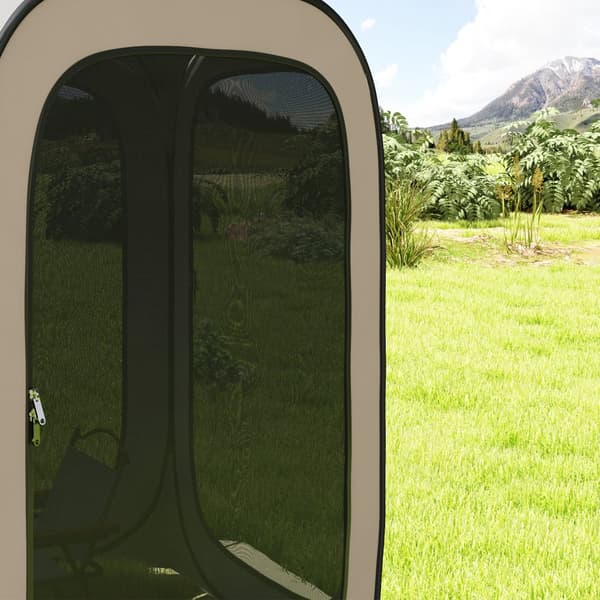 Pop-up Campingtält, 84C-646V00KK, 340x300x220 cm, Khaki