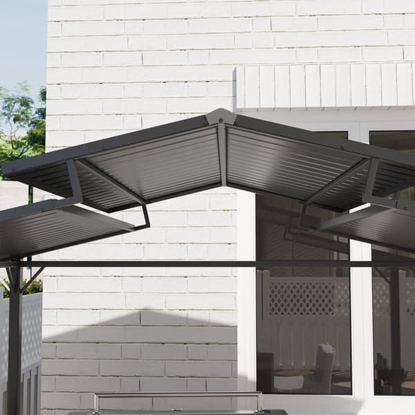 Grill Pavillon, 250x160x250 cm, Sort
