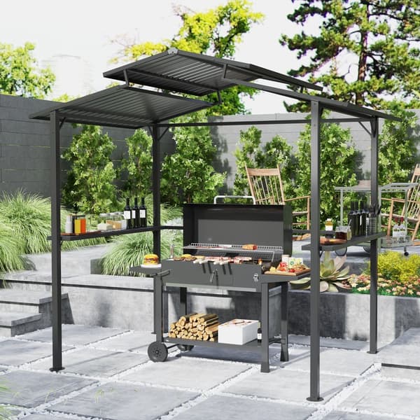 Grill Pavillon, 250x160x250 cm, Sort