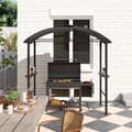 Miniatyrbild 8 av 9: Grillpaviljong, 233x110x235 cm, Mörkgrå