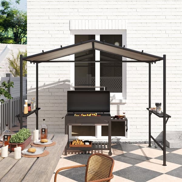 BBQ Pavillon, 277x149x230 cm, Khaki