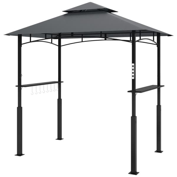Grill Pavillon, 243x148x248 cm, Grå