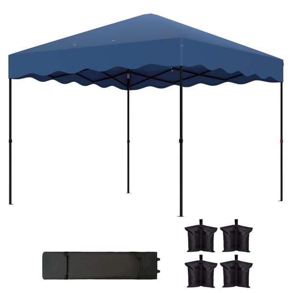 Pop-up paviljong, 3x3m, Mörkblå