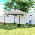Miniatyrbild 3 av 9: Pop-up Paviljong, 3x3m, Krämvit