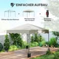 Miniatyrbild 4 av 9: Pop-up Paviljong, 3x3m, Krämvit