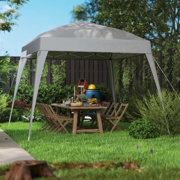 Paviljongin kattoremontti, 240x240 cm (yläosa), 300x300 cm (alapuoli), vaaleanharmaa