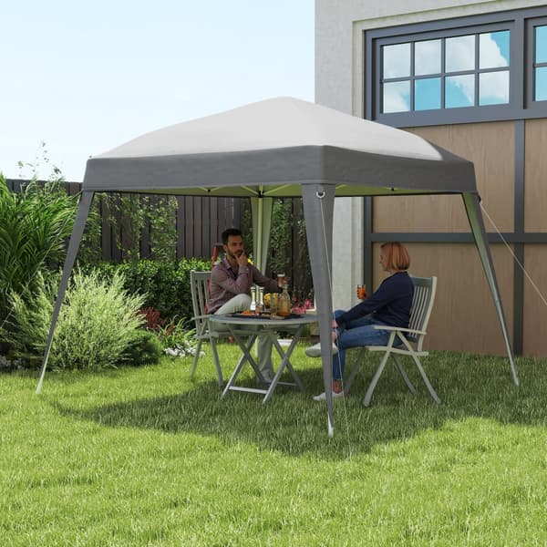 Paviljongin kattoremontti, 240x240 cm (yläosa), 300x300 cm (alapuoli), vaaleanharmaa